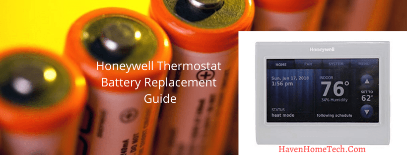 How To Change Honeywell Thermostat Battery | Haven Home Tech